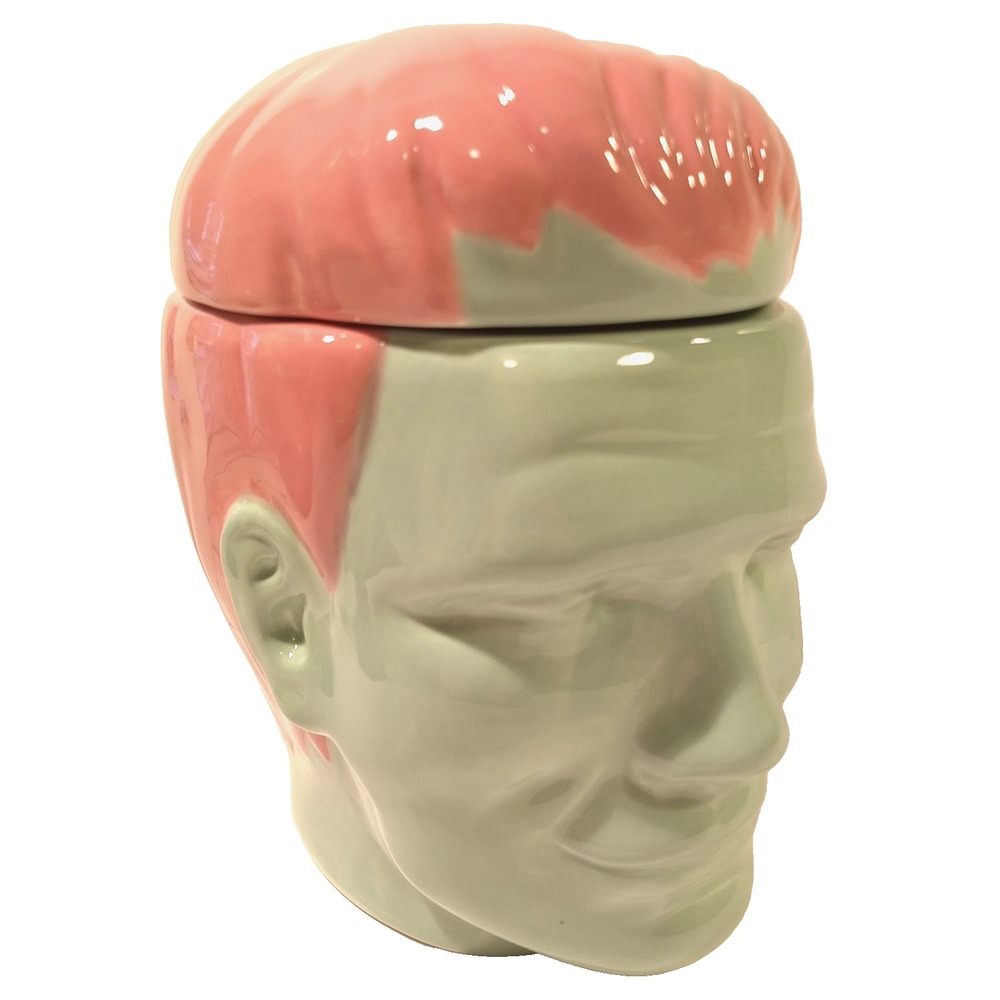 Frankenstein Monster Head Ceramic Candy Jar, Halloween